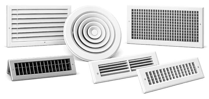 grilles diffusers